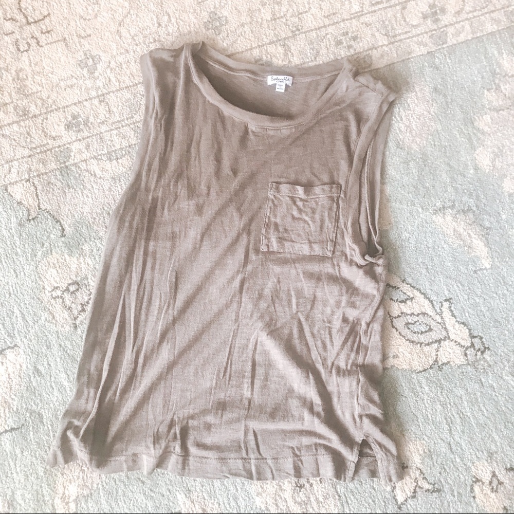 Splendid Olive Green Tank